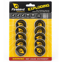 FireBird Exploding Airflash 40 Air Rifle Clays  40mm 10 Pack