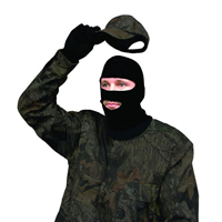 MASK, FACE FULL HOOD STRETCH BLK