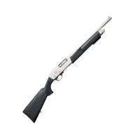 Charles Daly 12GA­3” 301 Tactical Pump Shotgun, Nickel 18.5”