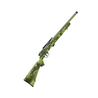 Savage 93 FV-SR Bolt Action Rifle 22 WMR 16.5" Fluted Bbl Bazooka Green Syn