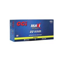 CCI Maxi Mag 22 WMR 40GR JHP Meateater 200RD Box