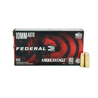 Federal American Eagle Pistol Ammo 10mm Auto 180Gr 50Rnd FMJ