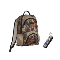Altan Hunter's Camo Day-Pack Backpack  with Mobile Charger