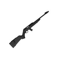 Derya TM22 Cadet Semi 22LR BLK 18" 1/2x28