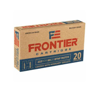 Hornady Frontier 223 REM 68GR BTHP Match Ammo 20 RD/BOX