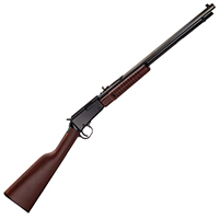 Henry Pump Action Octagon Rifle .22 LR Wood Stock w 19.75" Barrel