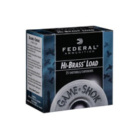 Federal H126-4 Game-Shok Upland - Hi-Brass Shotshell 12 GA, 2-3/4 in, No. 4,