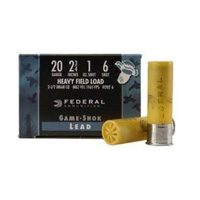Federal Game-Shok Upland - Heavy Field Shotshell 20 GA 2-3/4" #6 1oz 2-1/2