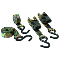Hunting Made Easy Camouflage Ratchet  Tie Down 1"X8' 4 Pack
