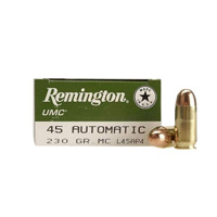 Remington UMC Handgun Ammunition 45 ACP 230 Grain FMJ
