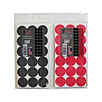 SPLATTER SHOT 1" REPAIR PATCHES RED/BLACK 216/EA