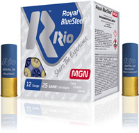 Rio Royal BlueSteel Shotshells, 12 Gauge, 3", #BB Shot