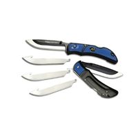 Outdoor Edge Razor-Lite EDC Folding Knife 3" Blade Blue 4-Blades