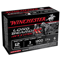 Winchester Long Beard XR 12GA #6 Lead Shot 3" 1-3/4oz 10 Rounds