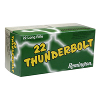 Remington 22 Thunderbolt .22 LR 40GR Round Nose 500 Rounds