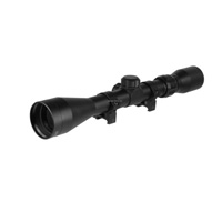TRUGLO Buckline Bdc Rifle Scope 3-9X40 Black With Weaver Style Rings