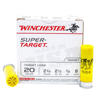 Winchester Target Load 12GA #8 Lead Shot 2-3/4" 1oz 25 Rounds