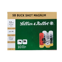 S & B 12 ga. 3” 1 1/2 oz #Buck Shot Magnum 99 PEL