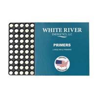 White River Energetics Large Rifle Magnum Primers, Sleeve of 100 [WRE-LRMP]