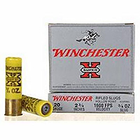 Winchester Super-X Slug 2.75" Shotgun Ammo 20 Ga
