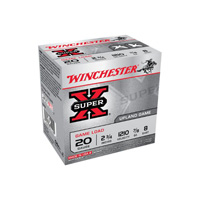 Winchester Super-X Shotshell 20 GA, 2-3/4 in, No. 8, 7/8oz, 2-1/2 Dr, 1210