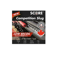 Score Low Recoil Slug 12 Ga 2 3/4" 1oz