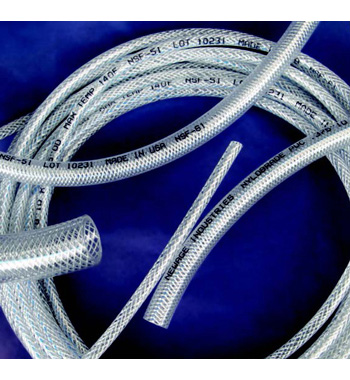 1/2" CLEAR BRAIDED HOSE 100FT RL