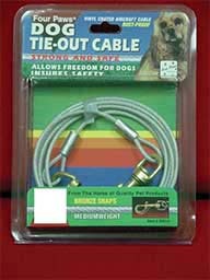 FP TIE OUT CABLE 10' RED