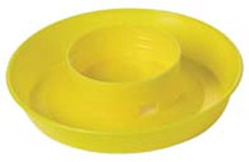 POULTRY WATERER BASE YELLOW 1QT