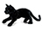 PUPPET BLACK CAT FOLKMANIS