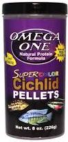 CICHLID SINK COLOR PELLET   8 OZ