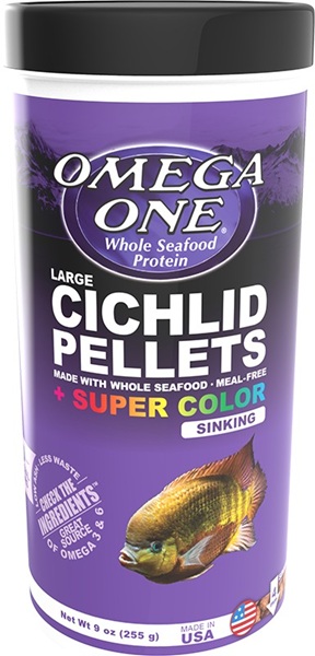 OMEGA CICHLID SINK PEL LG 9 OZ