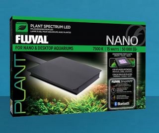FLUVAL NANO PLANT 15W LED AQUARIUM LIGHT 7500K