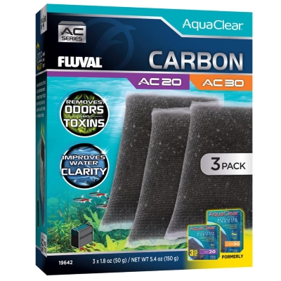 AQUACLEAR CARBON AC20/30  3 PK