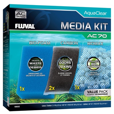 AQUACLEAR FILTER MEDIA KIT AC70