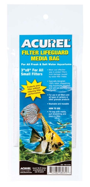 NYLON FILTER BAG 3X8 DRAWSTRING