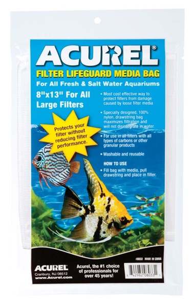 NYLON FILTER BAG 8X13 DRAWSTRING