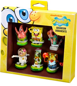 SPONGEBOB MINI RESIN 6PC SET