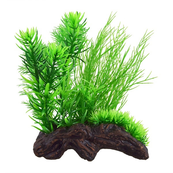UT DRIFTWOOD W/ PLANT DECOR