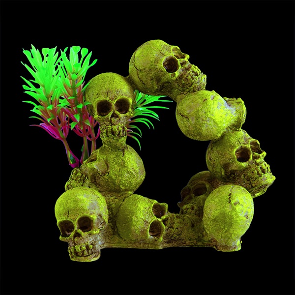 UT GLOWING RING O' SKULLS - MED