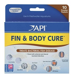 API FIN AND BODY CURE, 10 POWDER PACKETS