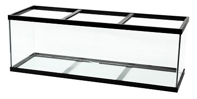 TANK 180 GAL 72x24x24 AQ Black Trim/Black Silicone