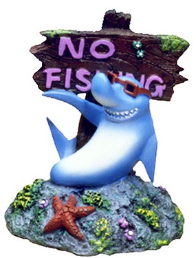 COOL SHARK     -NO FISHING SIGN