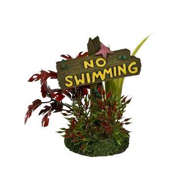 ORNAMENT NO SWIMMING SIGN LARGE