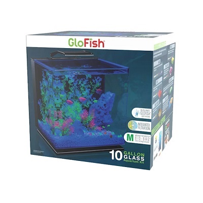 TANK SET 10 GAL GLO FISH - Elmer's Aquarium