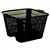 LAGUNA SQUARE PLANT BASKET 12"