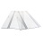 60x18" Seapora Glass Top 2 piece