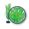 WECO PLANT BAMBOO LEAF 6"