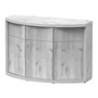Bowfront 95 gal Sublime Stand 48x20x33 Aqualantis Grey