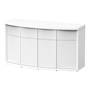 Bowfront 130 gal Sublime Stand 60x22x33 Aqualantis White